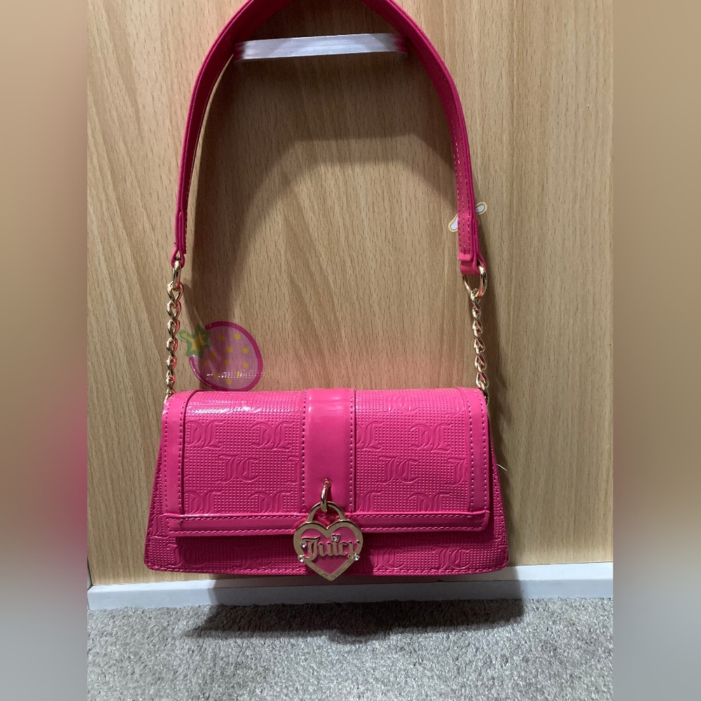 Juicy Couture Simply Perfect Pink Flash Shoulder Bag